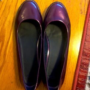 Dr Martens Marie flat purple patent leather